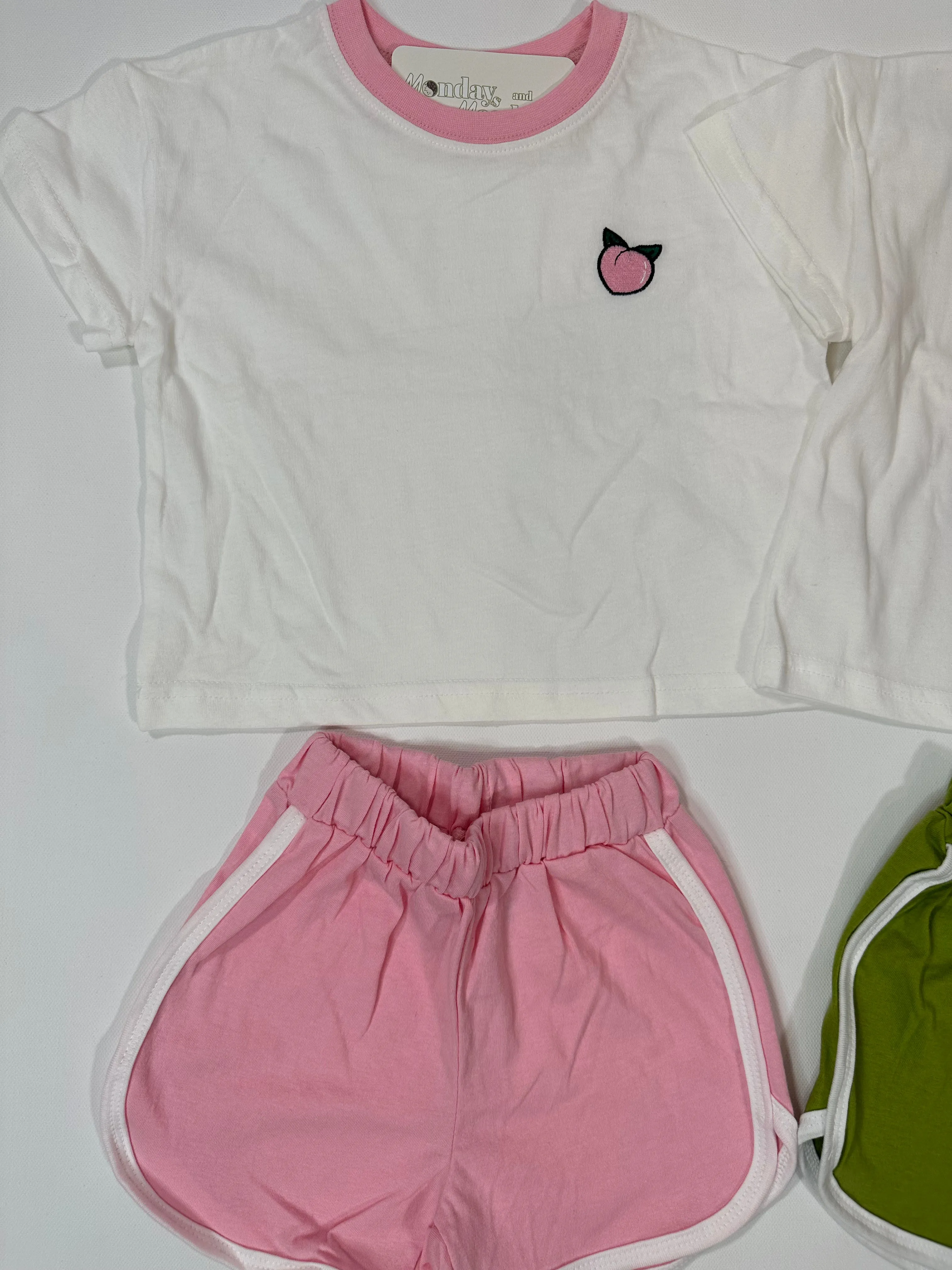 Fruit Top & Track Shorts Set