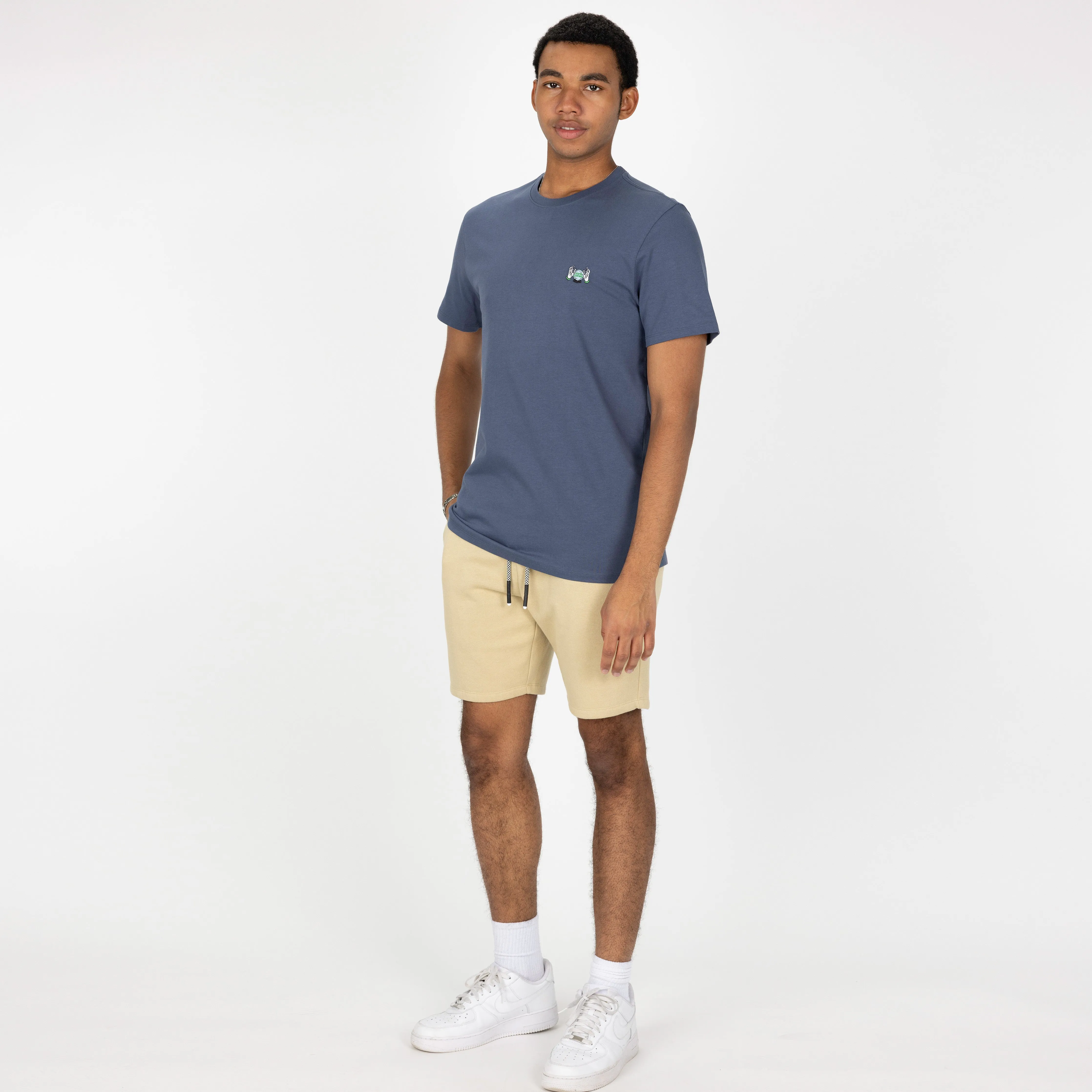 Gender Neutral Premium Fleece Shorts - Pale Khaki