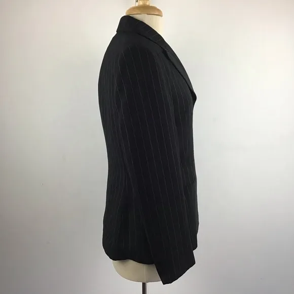 Giorgio Sant’ Angelo black and white pinstripe blazer. Vintage 80’s? Siz…