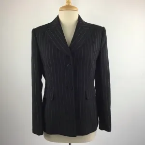 Giorgio Sant’ Angelo black and white pinstripe blazer. Vintage 80’s? Siz…
