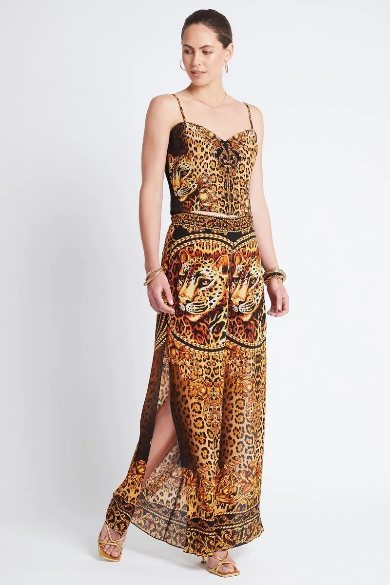 GOLDEN LADY PALAZZO PANTS