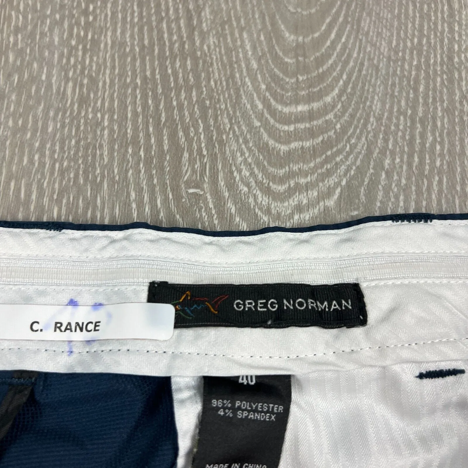 Greg Norman Mens Navy Golf Shorts Size 40