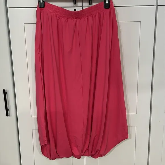 Halara Midi Harem Boho Skirt Pants - L - NWT