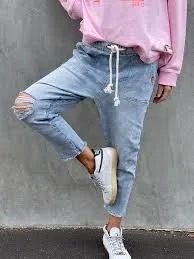 Hammill & Co - Denim Jeans - Faded Star Cropped - Last size