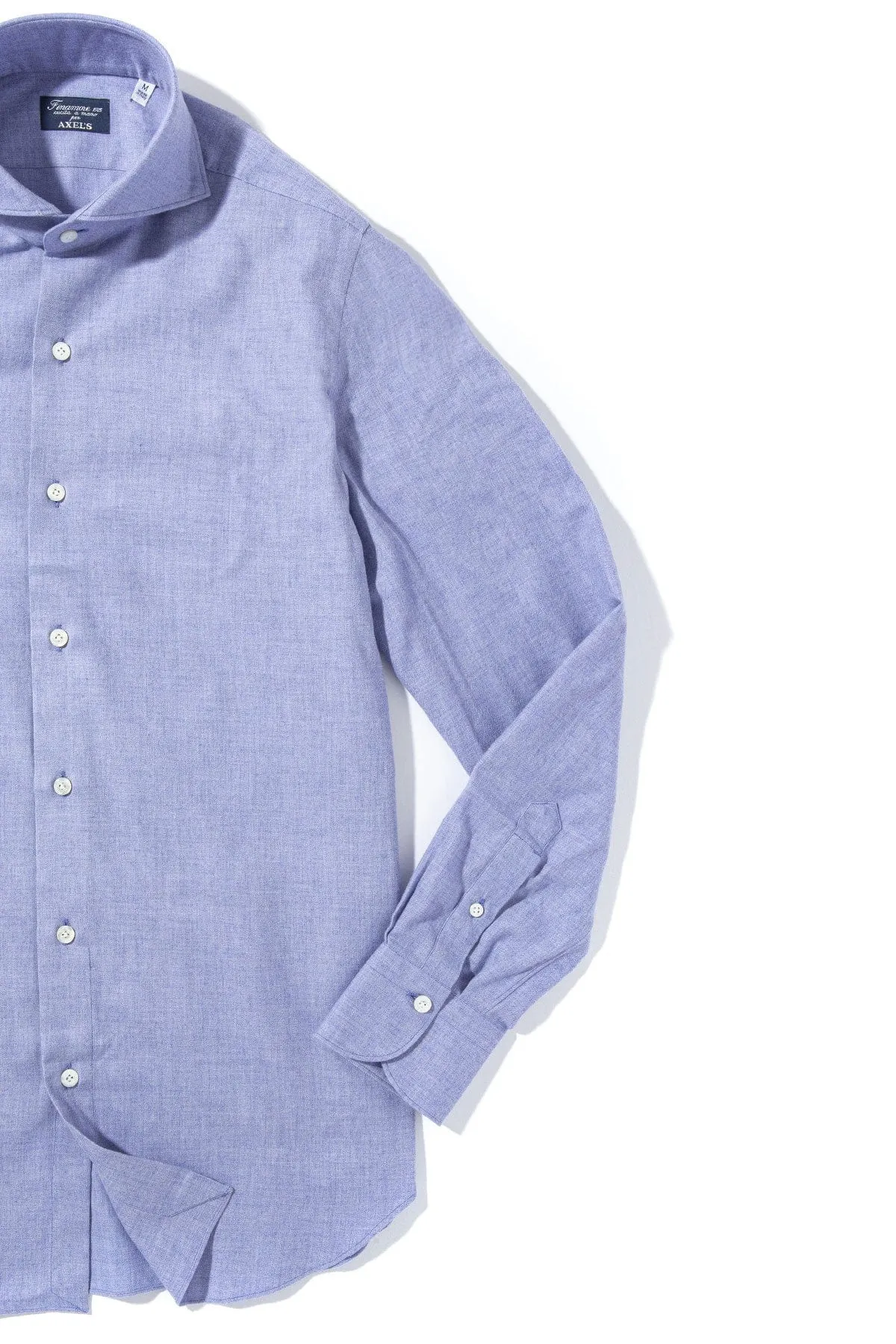 Hemme Cotton Cashmere Shirt in Dark Purple