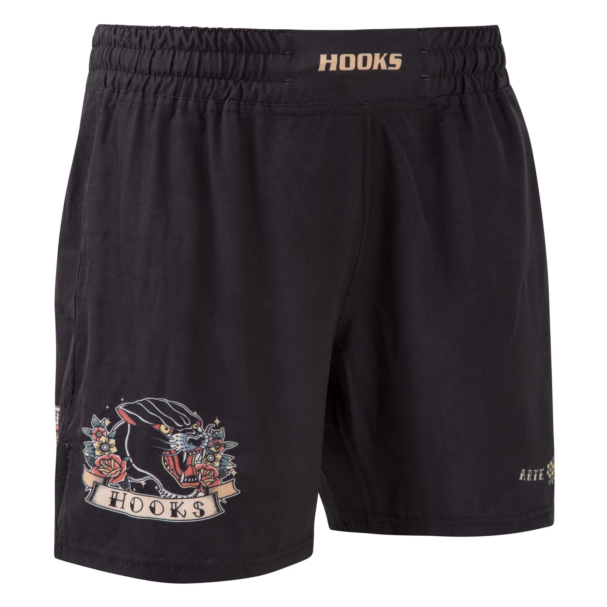 Hooks BJJ Grappling Shorts - Pantera Negra