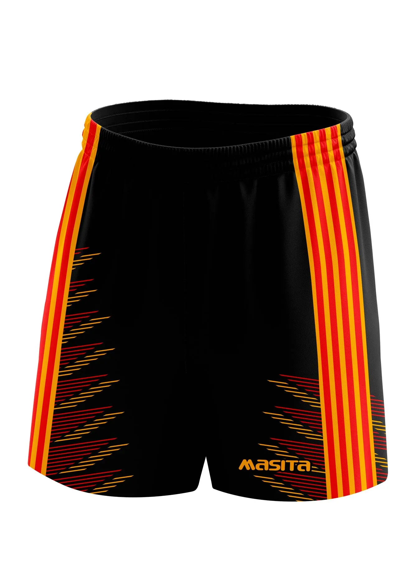 Hydro Gaelic Shorts Black/Red/Amber Kids