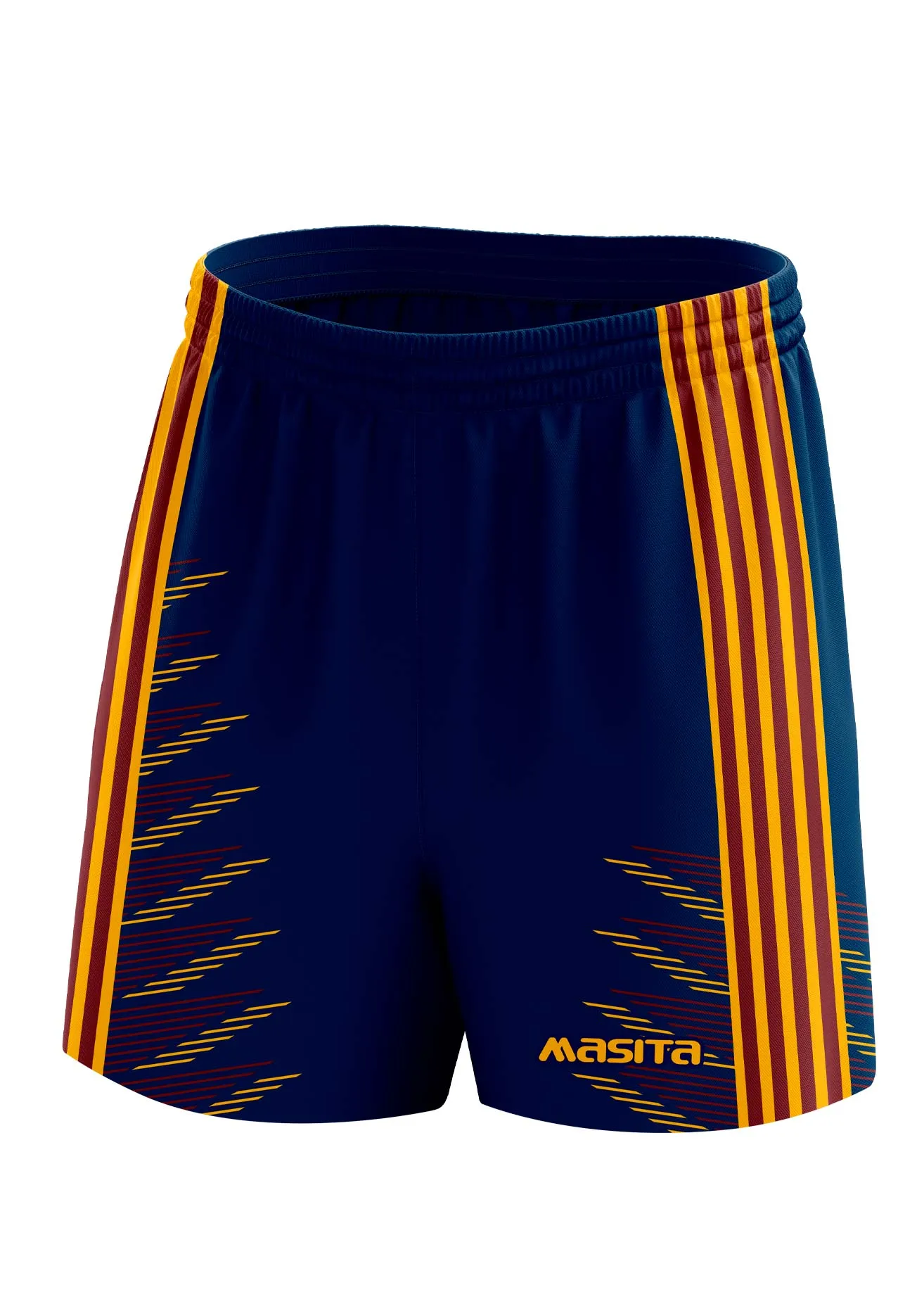 Hydro Gaelic Shorts Navy/Maroon/Amber Adult