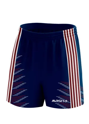 Hydro Gaelic Shorts Navy/Maroon/White Kids