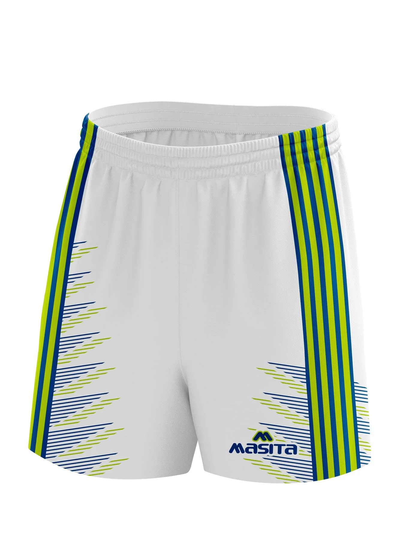 Hydro Gaelic Shorts White/Navy/Neo Green Adult