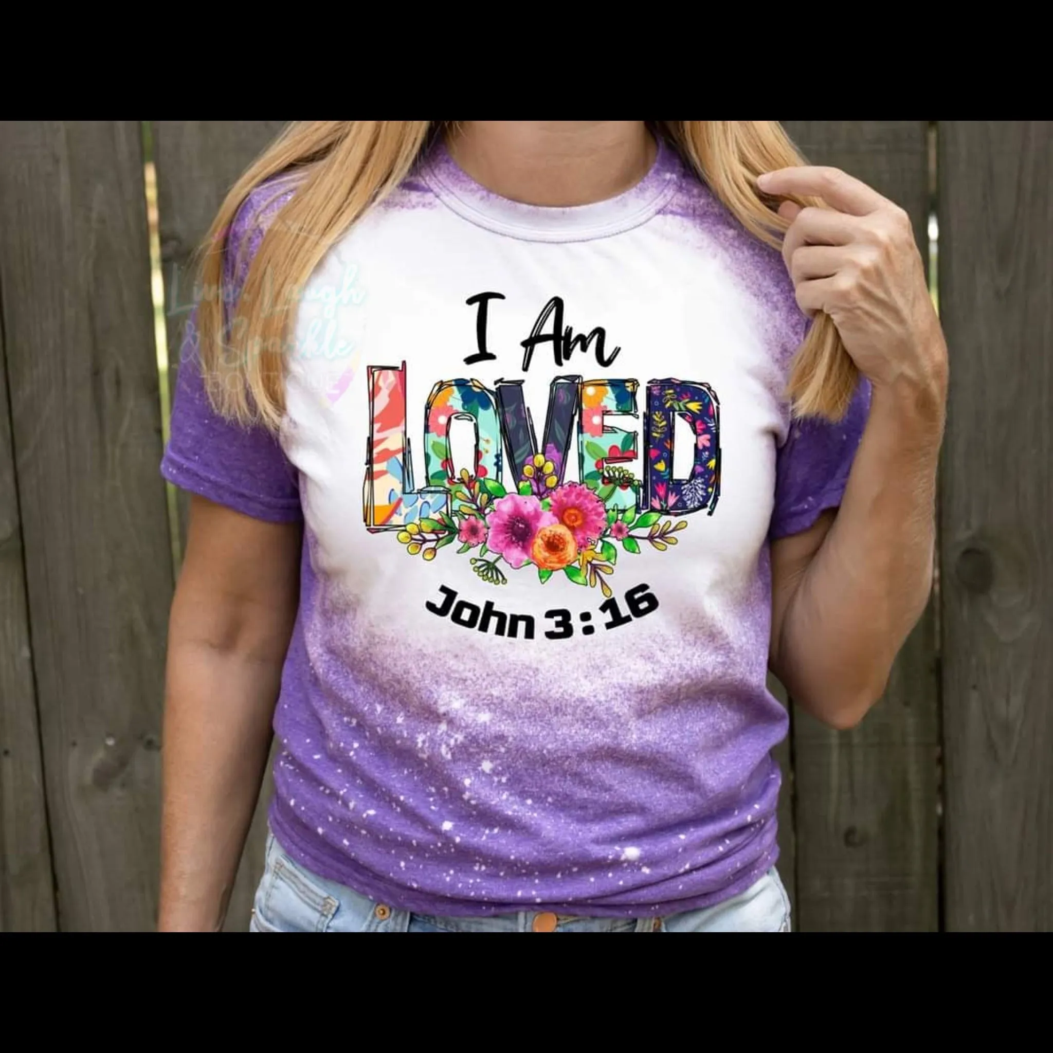 I am Loved Distressed Tee