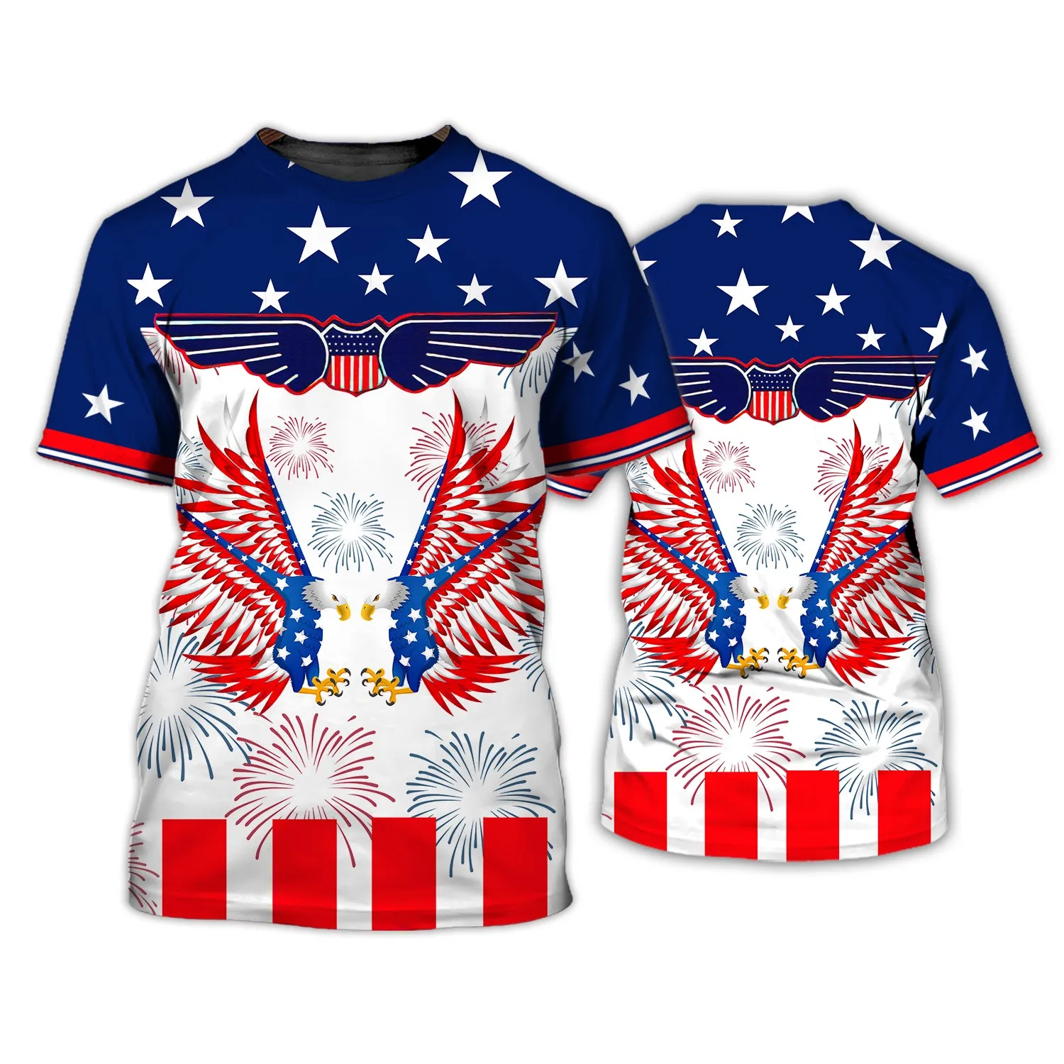 Independence Day Is Coming Ealge 3D Full Print