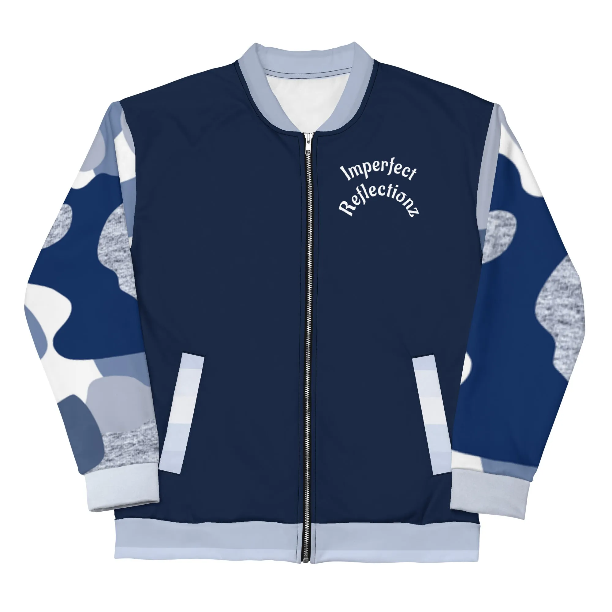 IR Unisex Bomber Jacket- Navy/Blue Camo We Are One (POD)
