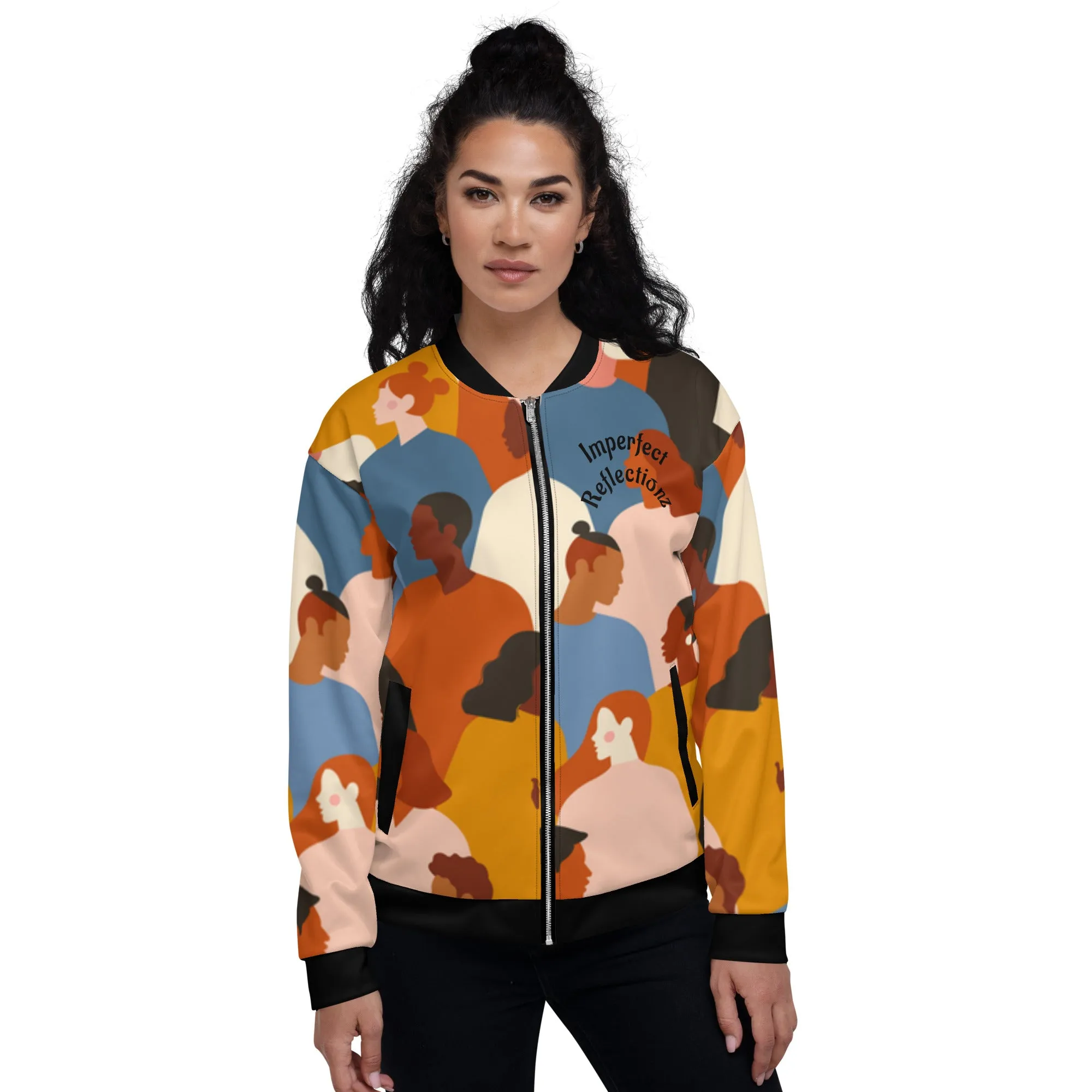 IR Unisex Bomber Jacket- United / We Are One (POD)