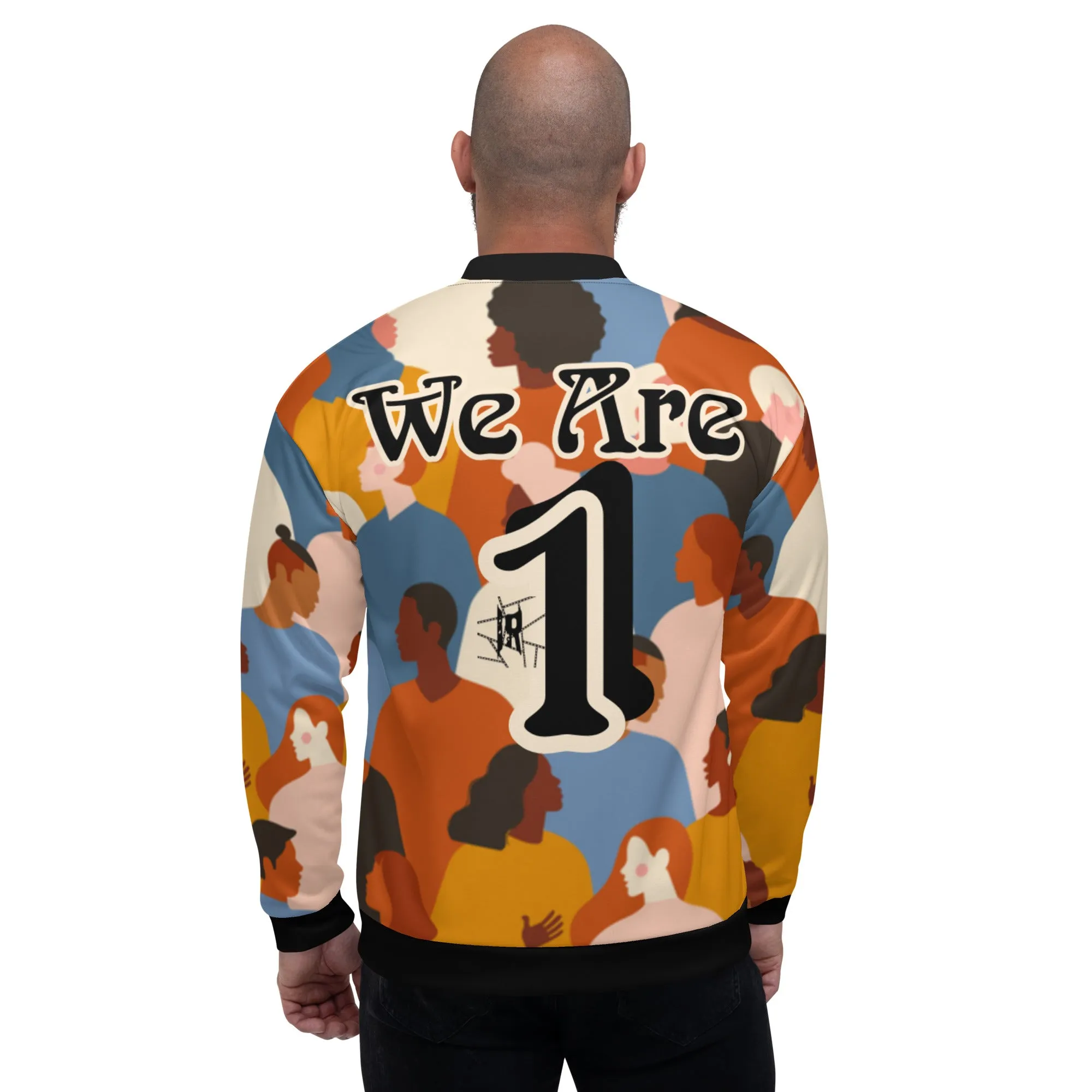 IR Unisex Bomber Jacket- United / We Are One (POD)