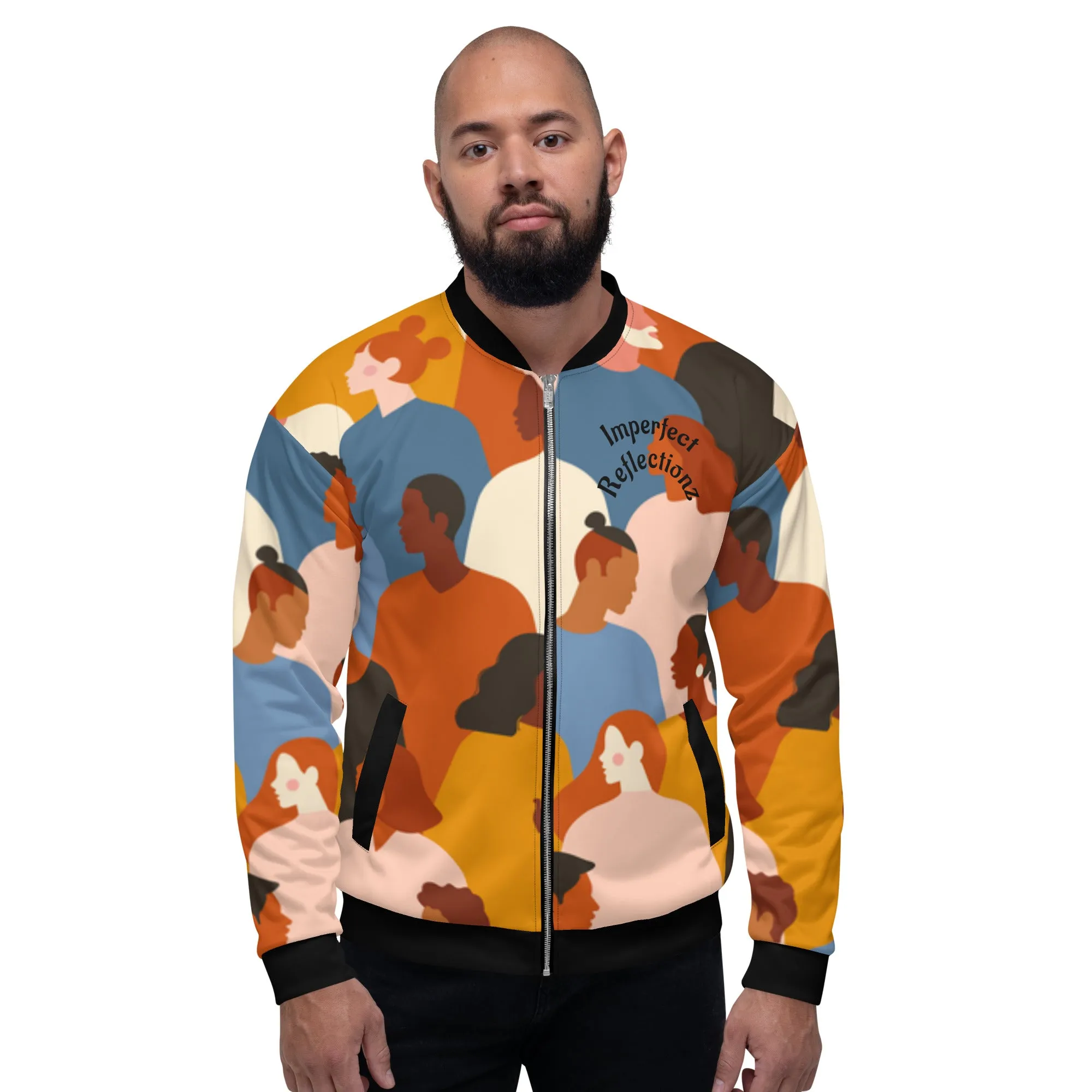 IR Unisex Bomber Jacket- United / We Are One (POD)