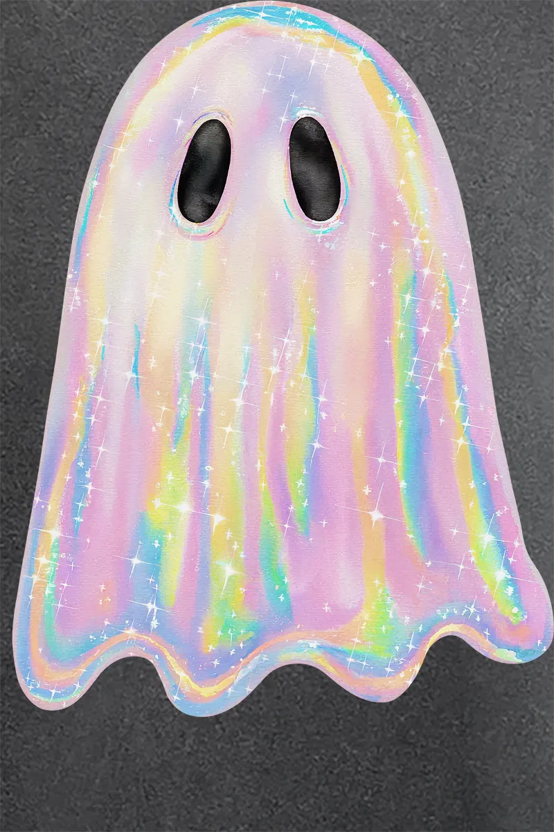 Iridescent Boo Ghost Comfort Colors Adult Ring-Spun Cotton Tee
