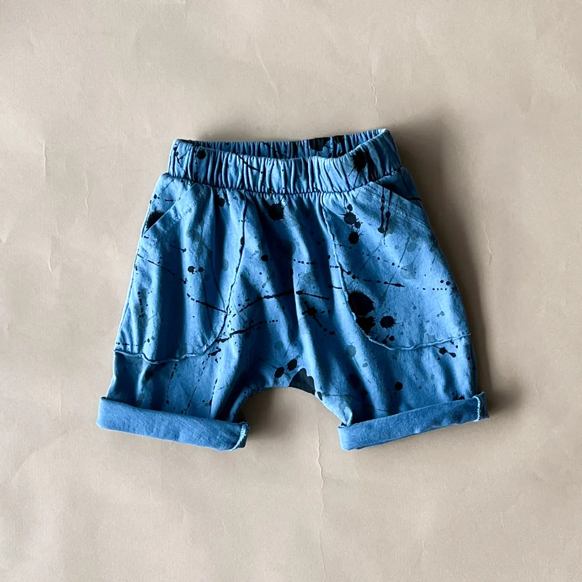 Ivan-Splatter Shorts | Denim