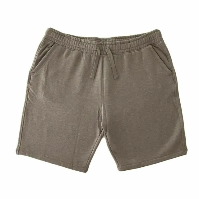 JACHS Men’s Lounge Sweat Pull on Shorts With Pockets Light Brown