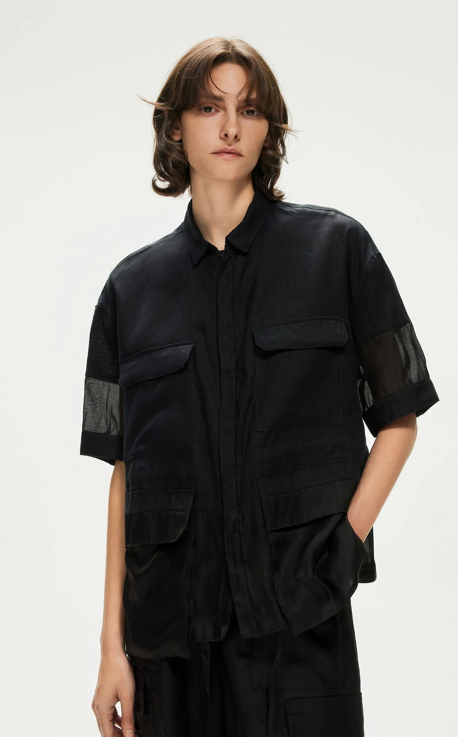 Jacket / JNBY Loose Fit Solid Jacket