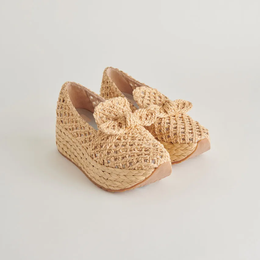 Jaka Light Natural Raffia Sneaker