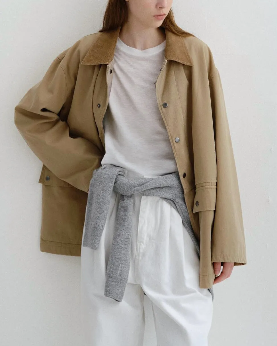 Jodie Barn Jacket in Beige