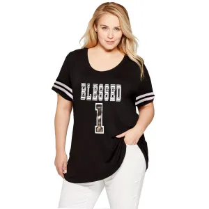 Junior Plus Graphic Football Top-Blessed 1