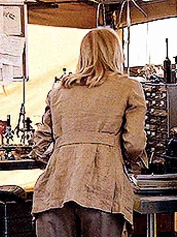 Jurassic World Dominion Ellie Sattler Brown Long Coat