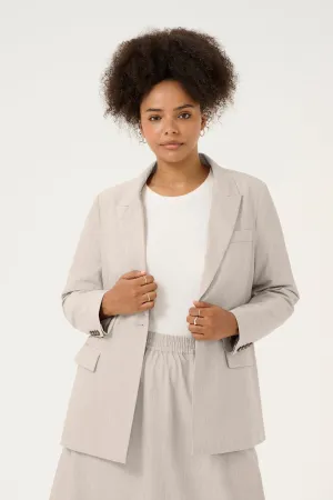 Kaffe Curve Esta Blazer in Cream