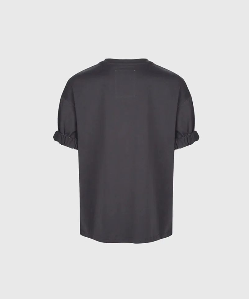 KANDINI Print T-Shirt - Charcoal