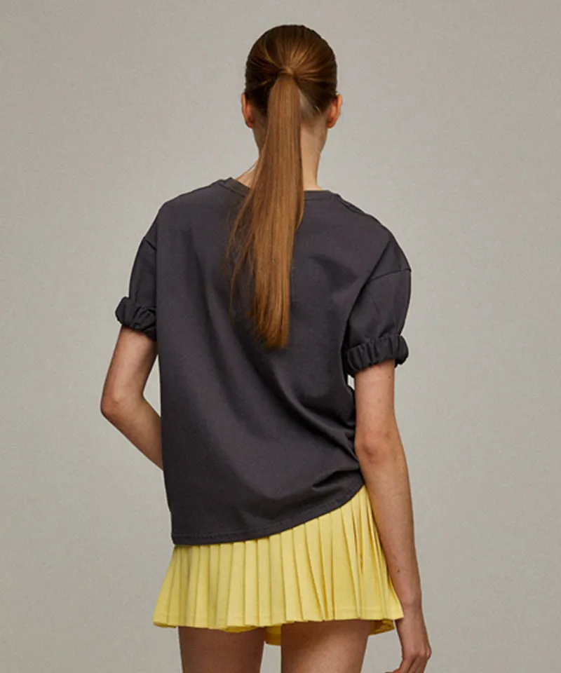 KANDINI Print T-Shirt - Charcoal
