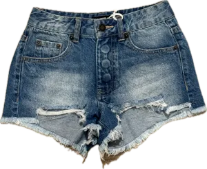 KATIEJ NYC- ORLANDO Shorts (light wash)