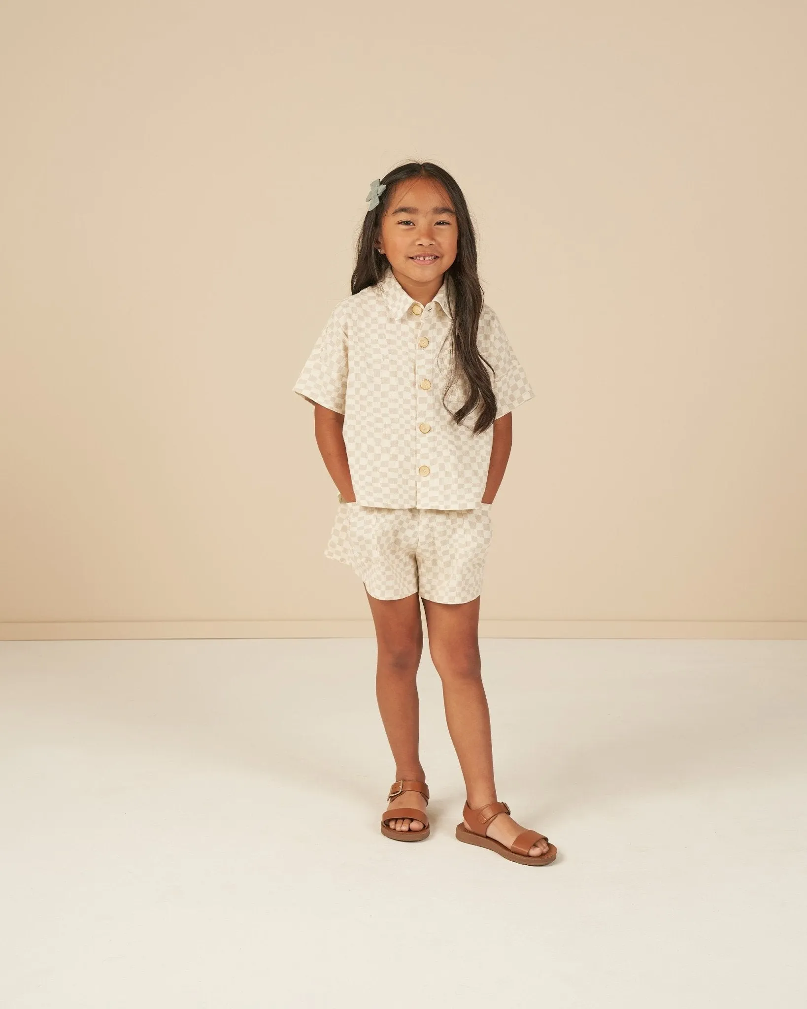 Kelli Set || Dove Check