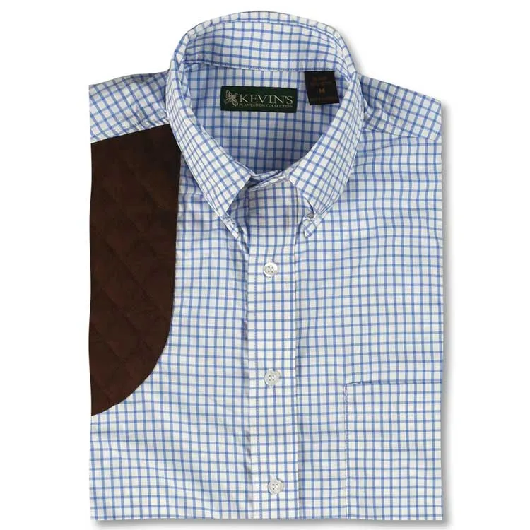 Kevin's Performance Tattersall Right Patch Long Sleeve Shooting Shirt