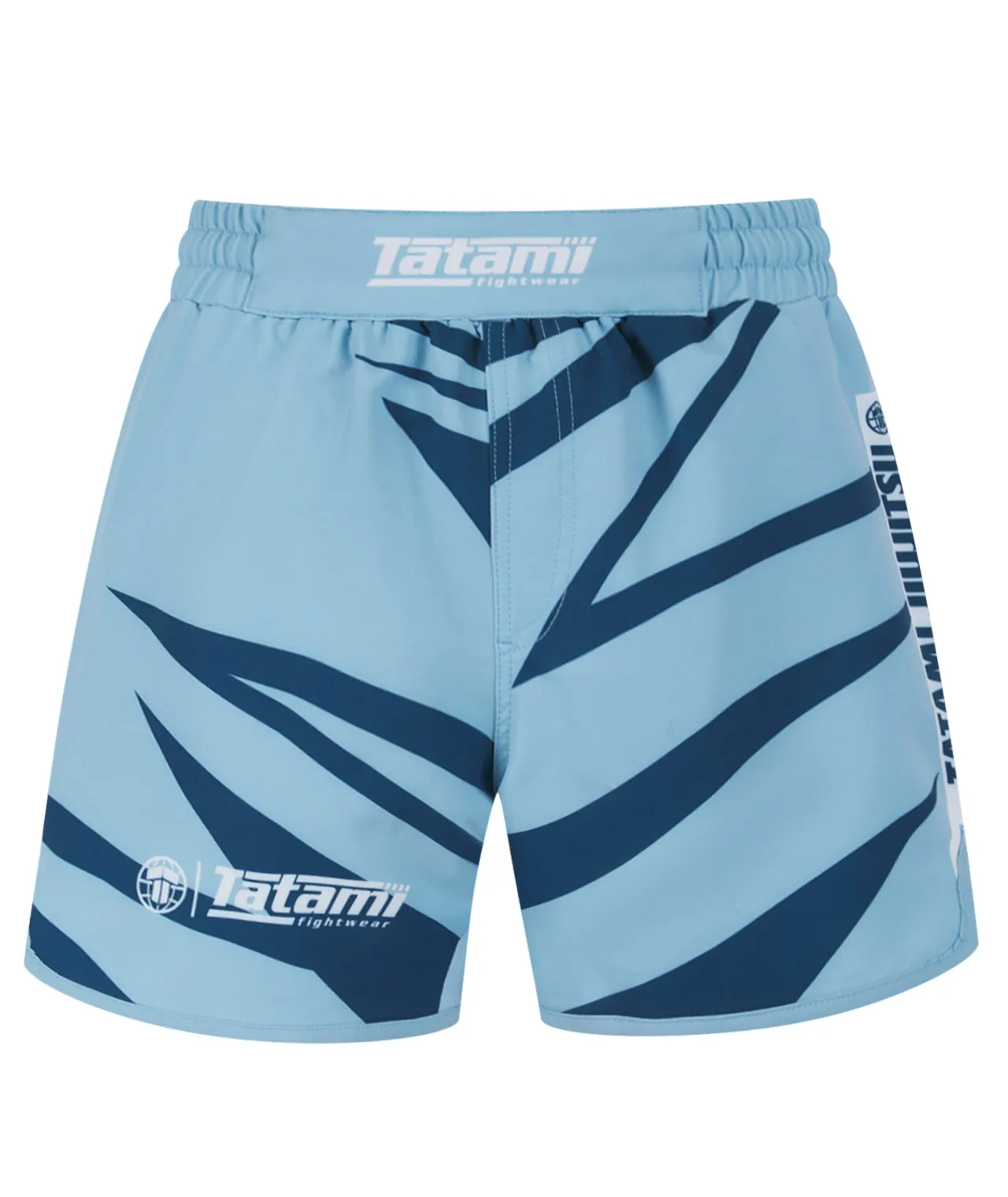 Kids Abstract Shorts - Light Blue