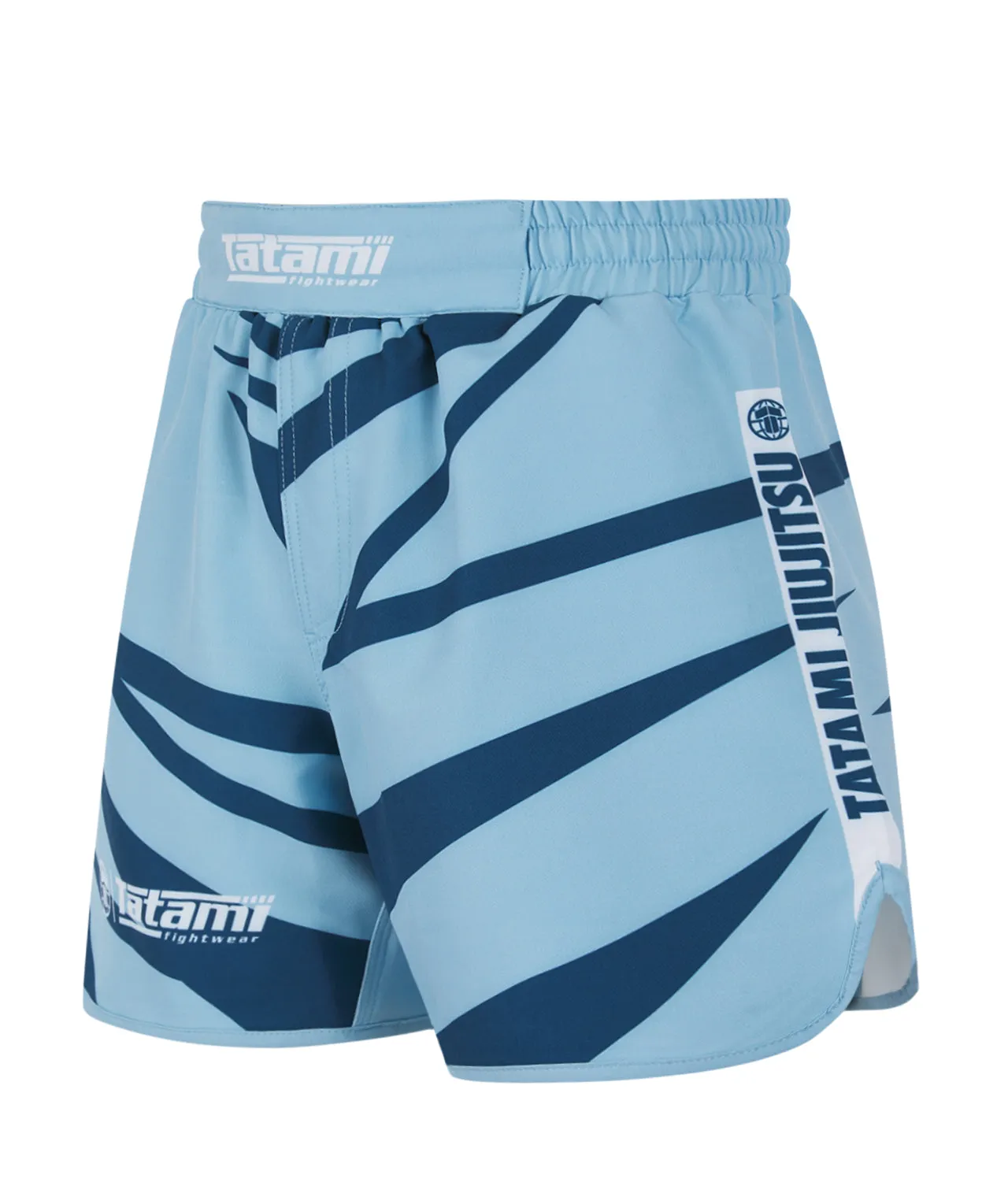 Kids Abstract Shorts - Light Blue