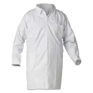 Kimberly-Clark Professional KleenGuard A40 Liquid & Particle Protection Lab Coats, XL, Chest & Hip Pocket, 44454