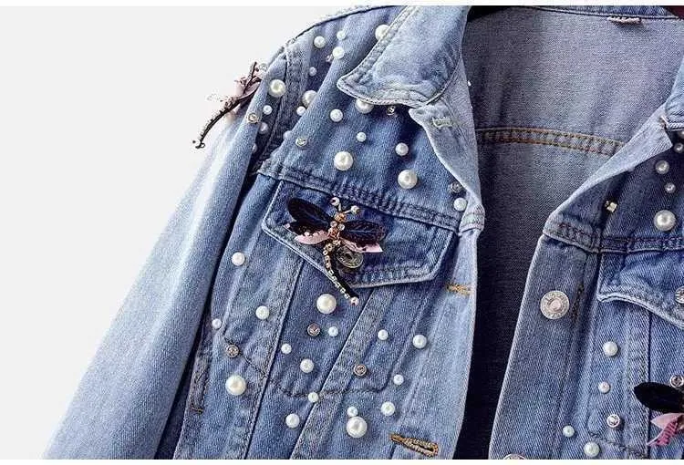 Korean Style Loose Short Style All-match Jacket  Women