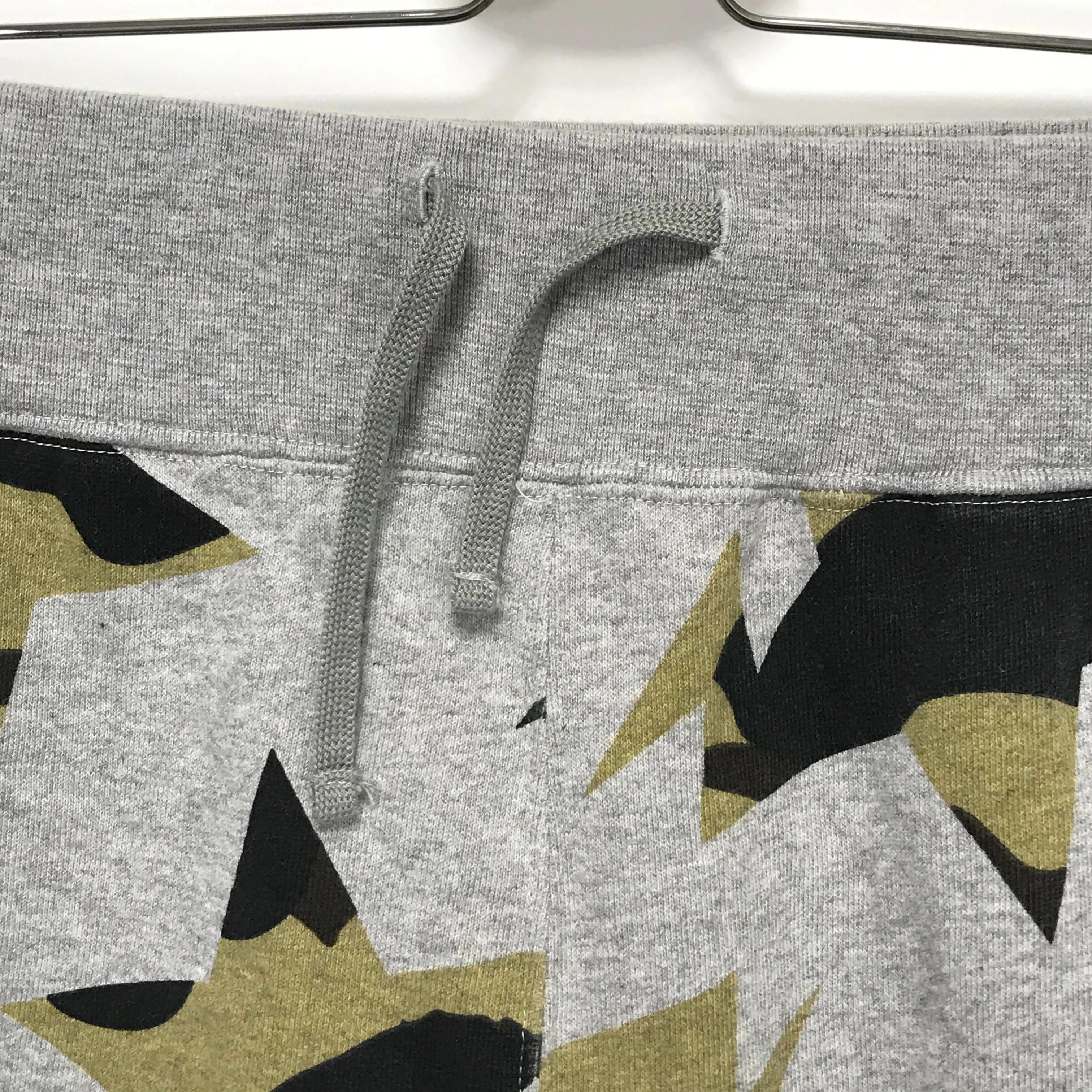 [L] A Bathing Ape Bape 1st Camo Sta Sweat Shorts Grey