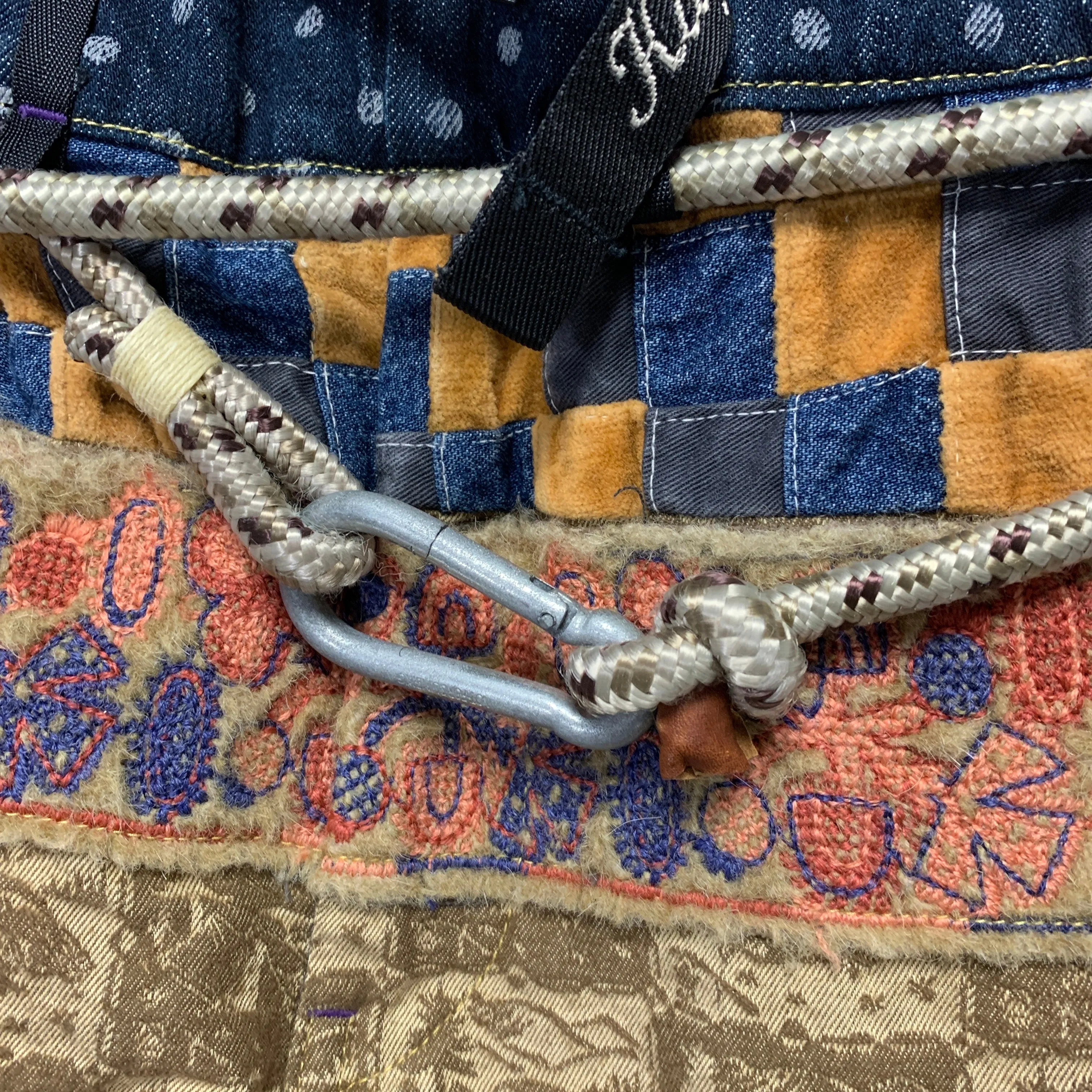[L] Kapital ECO Baka Crazy Rope Carabiner Shorts