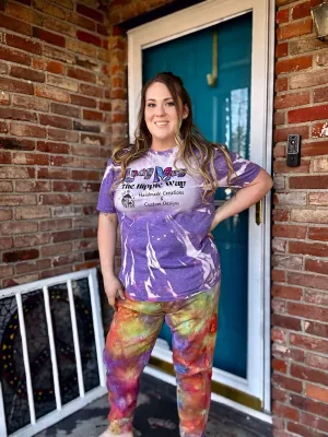 Large Rainbow Smear Unisex Sweat pants with drawstring
