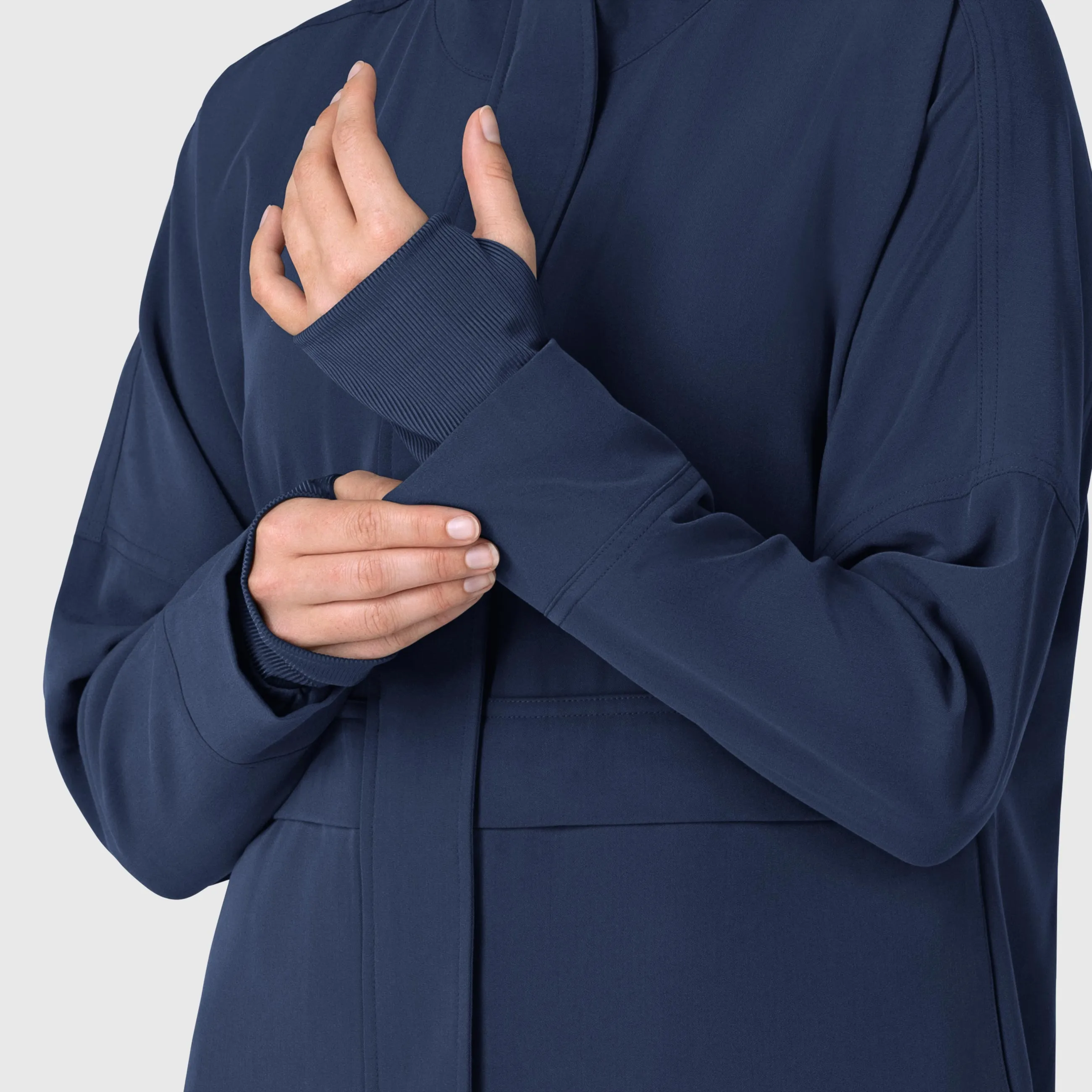 Layers 8132 Germs Happen Packable Scrub Jacket Navy