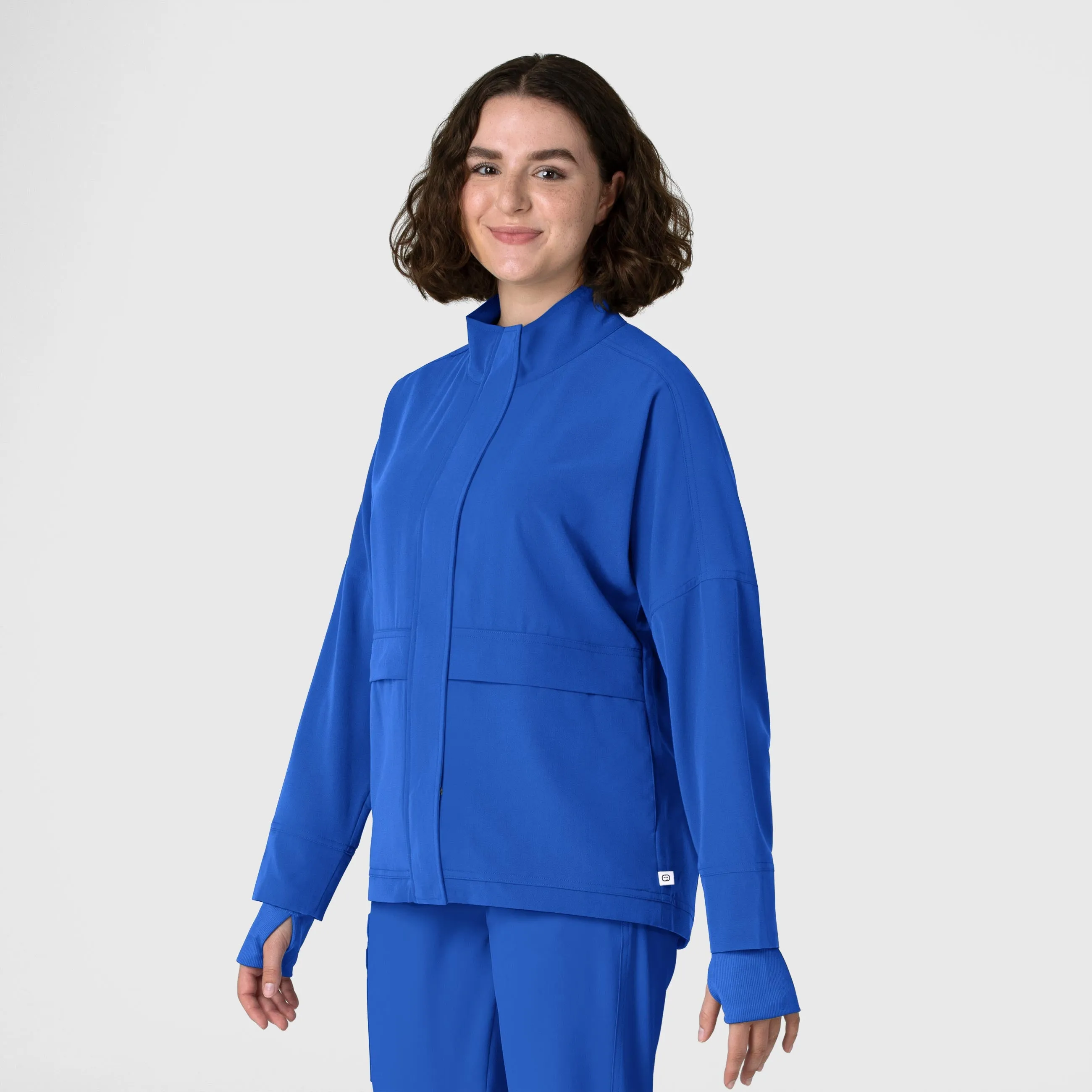 Layers 8132 Germs Happen Packable Scrub Jacket Royal