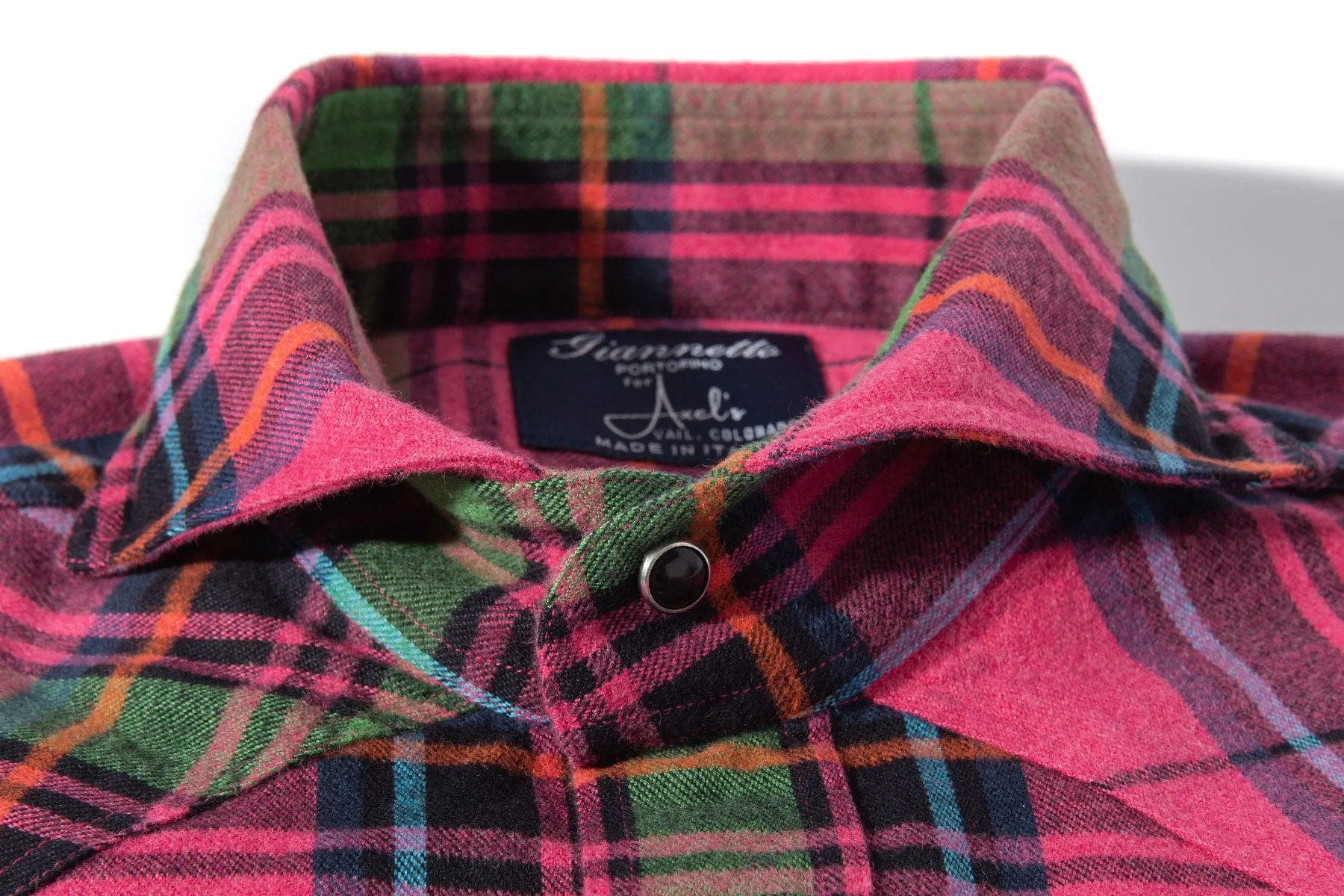 Lena Brushed Cotton Check In Pink