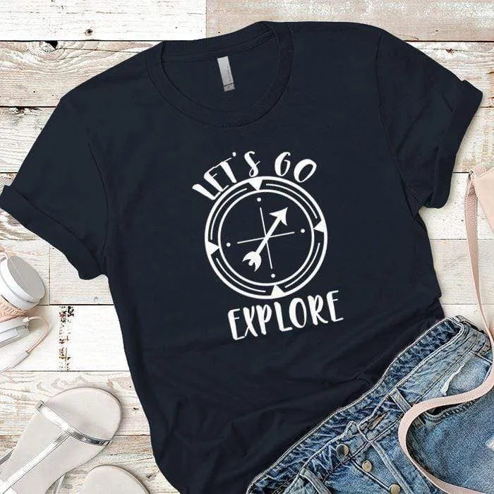 Let's Go Explore 2 Premium Tees