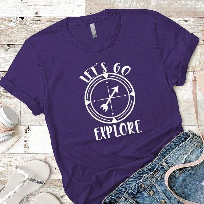 Let's Go Explore 2 Premium Tees