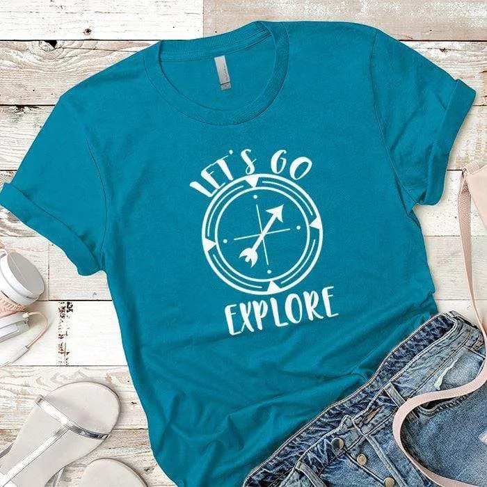 Let's Go Explore 2 Premium Tees