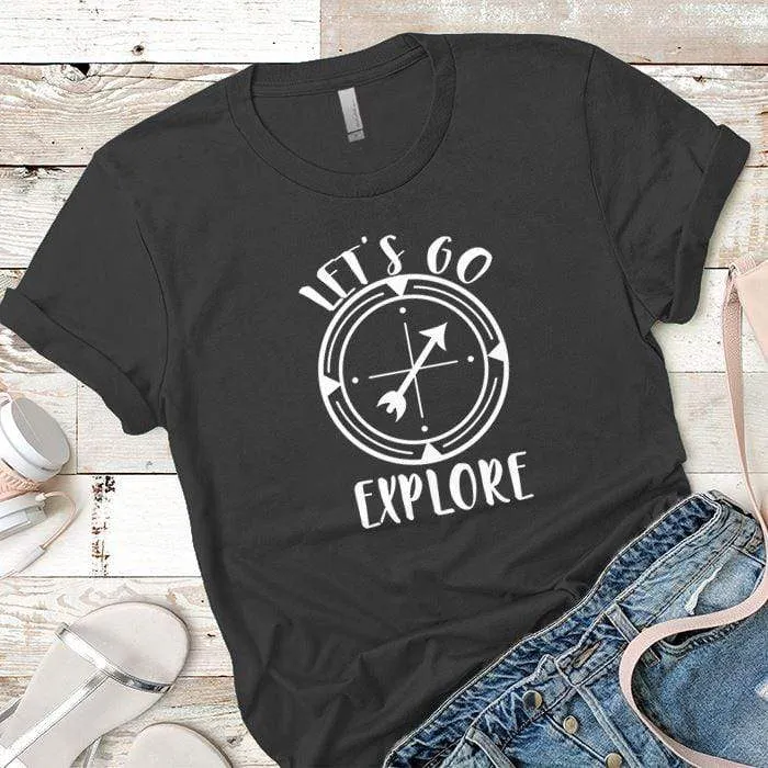Let's Go Explore 2 Premium Tees