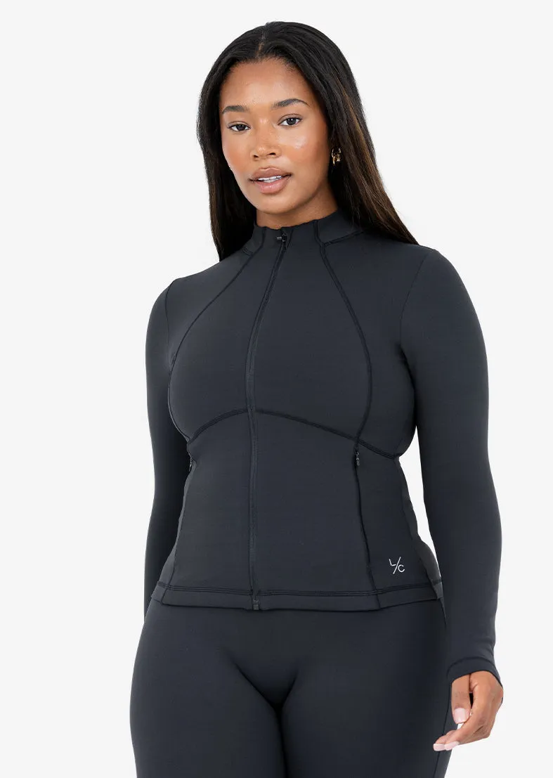 Life Zip Up Jacket Black