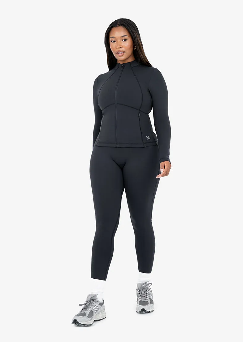 Life Zip Up Jacket Black